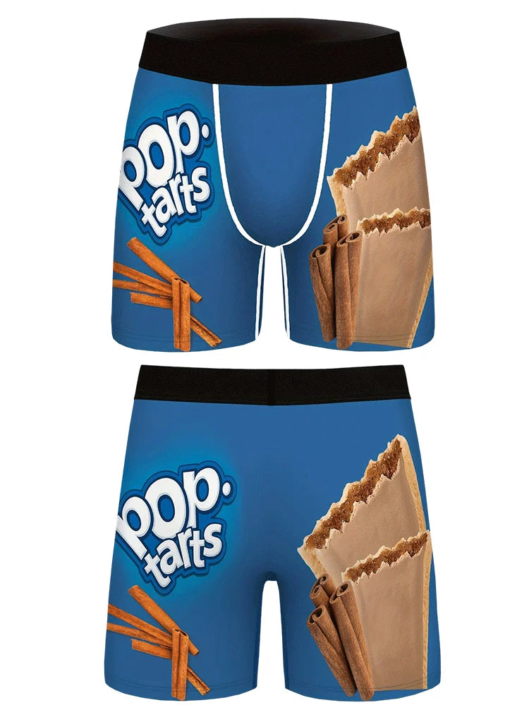 Snack Instant Noodle Printed Men's Underwear