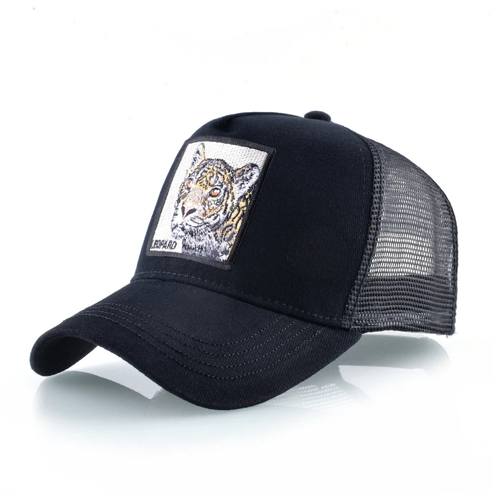 Trucker Caps Goat Patch Snapback Baseball Cap For Men