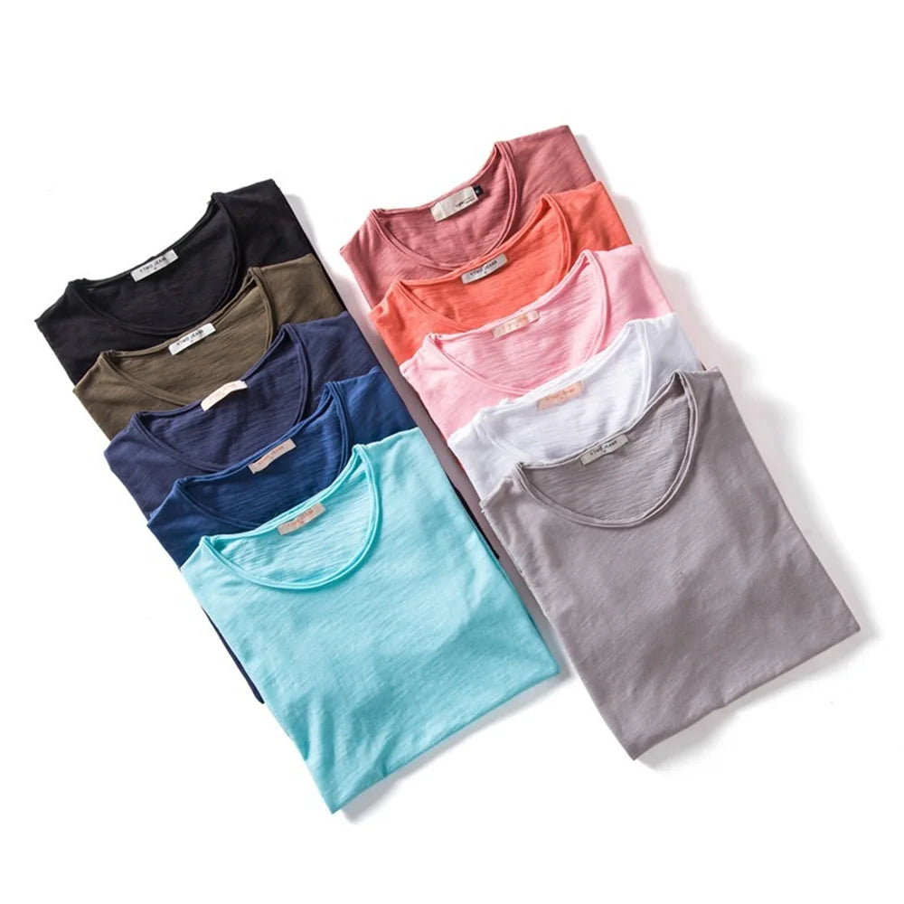 Men's 100% Cotton T-shirt New Colors