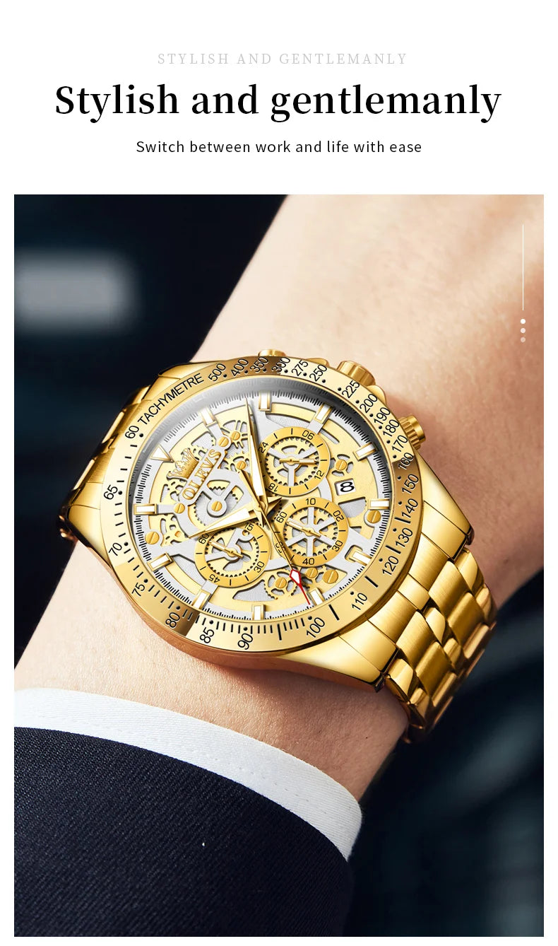 OLEVS 9913  Men's Watches Original Quartz